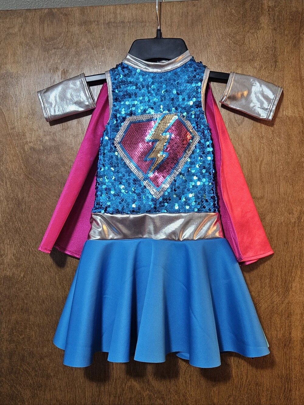 Sequin Superhero Costume Dress